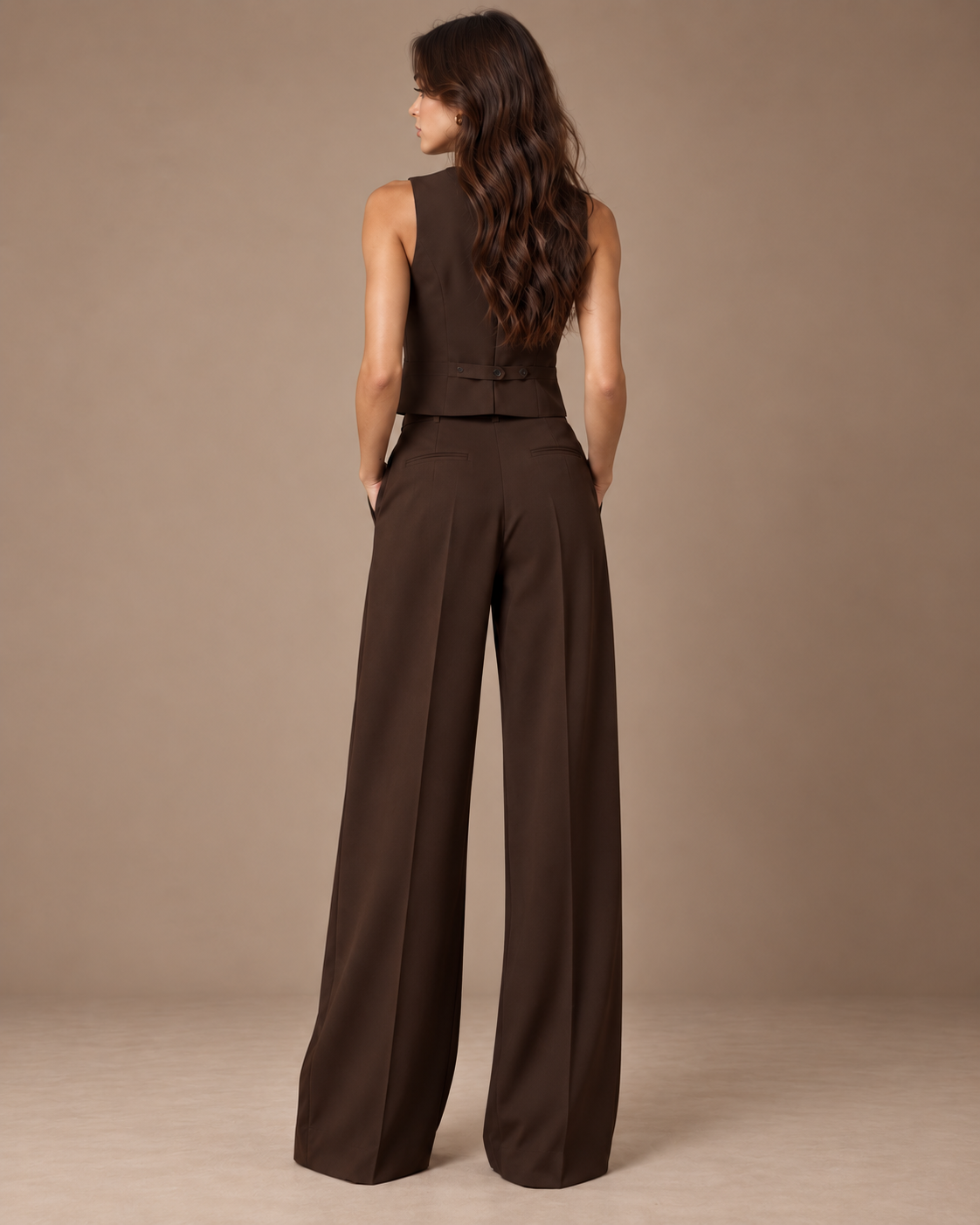 The Kensington Wide-Leg Tailored Trousers
