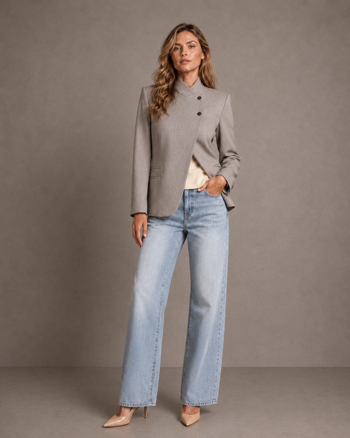 The Knightsbridge High-Neck Blazer