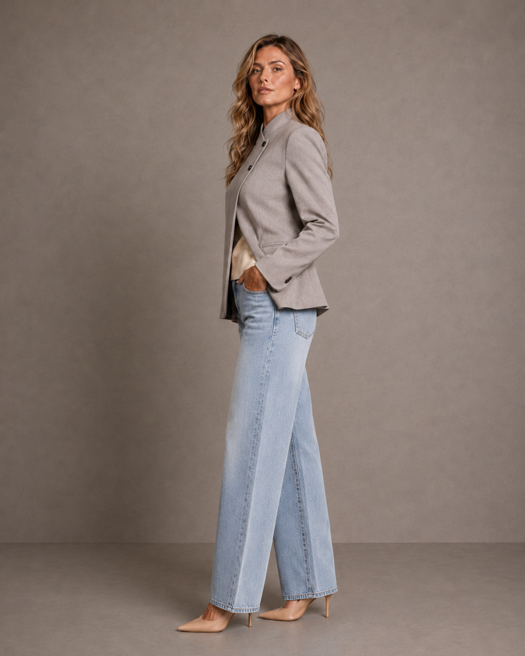 The Knightsbridge High-Neck Blazer
