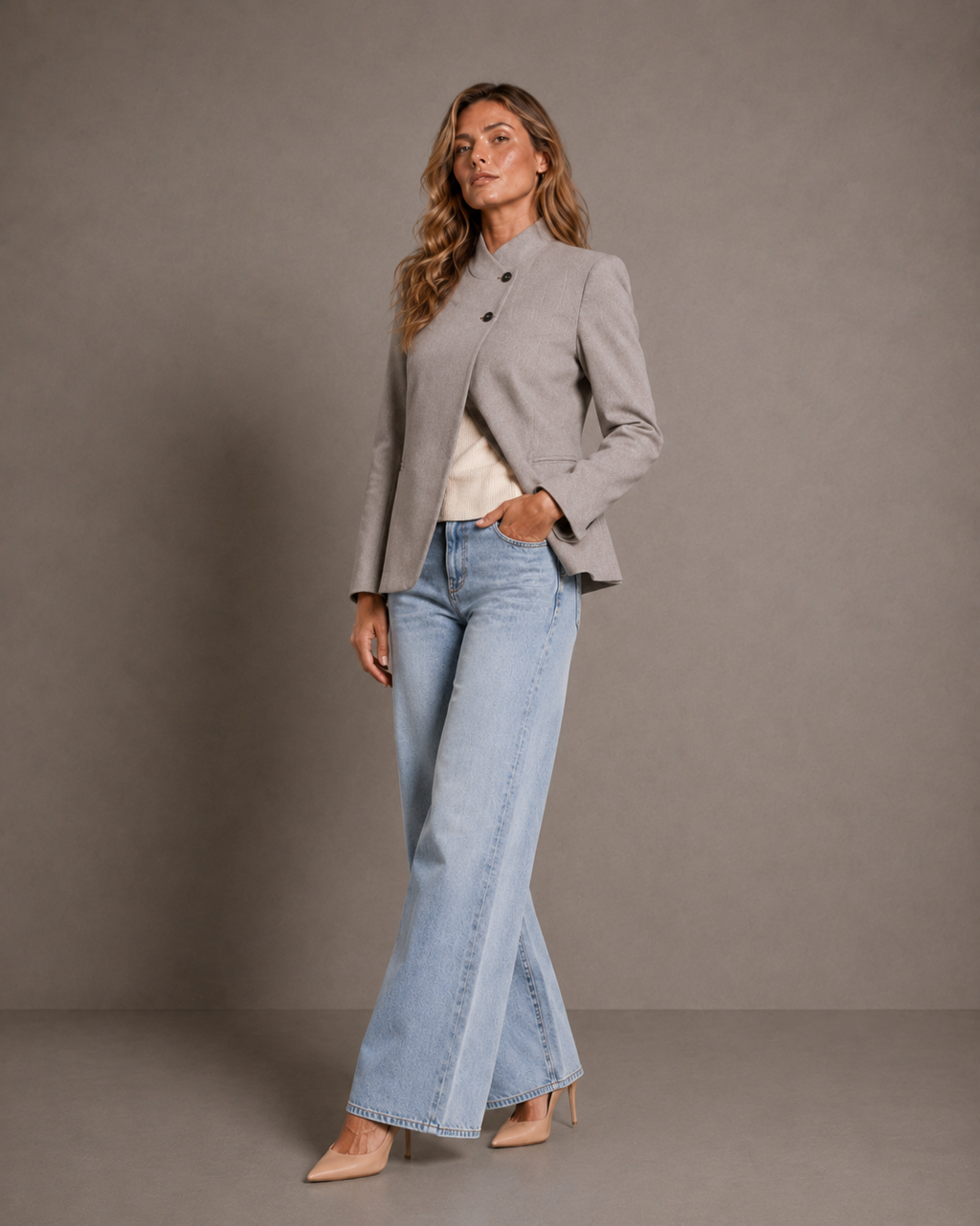 The Knightsbridge High-Neck Blazer