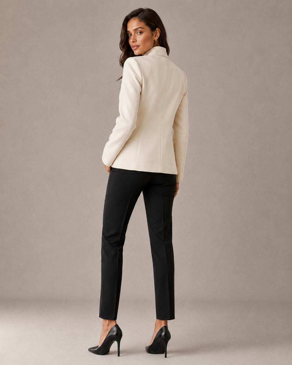 The Kensington High-Neck Blazer
