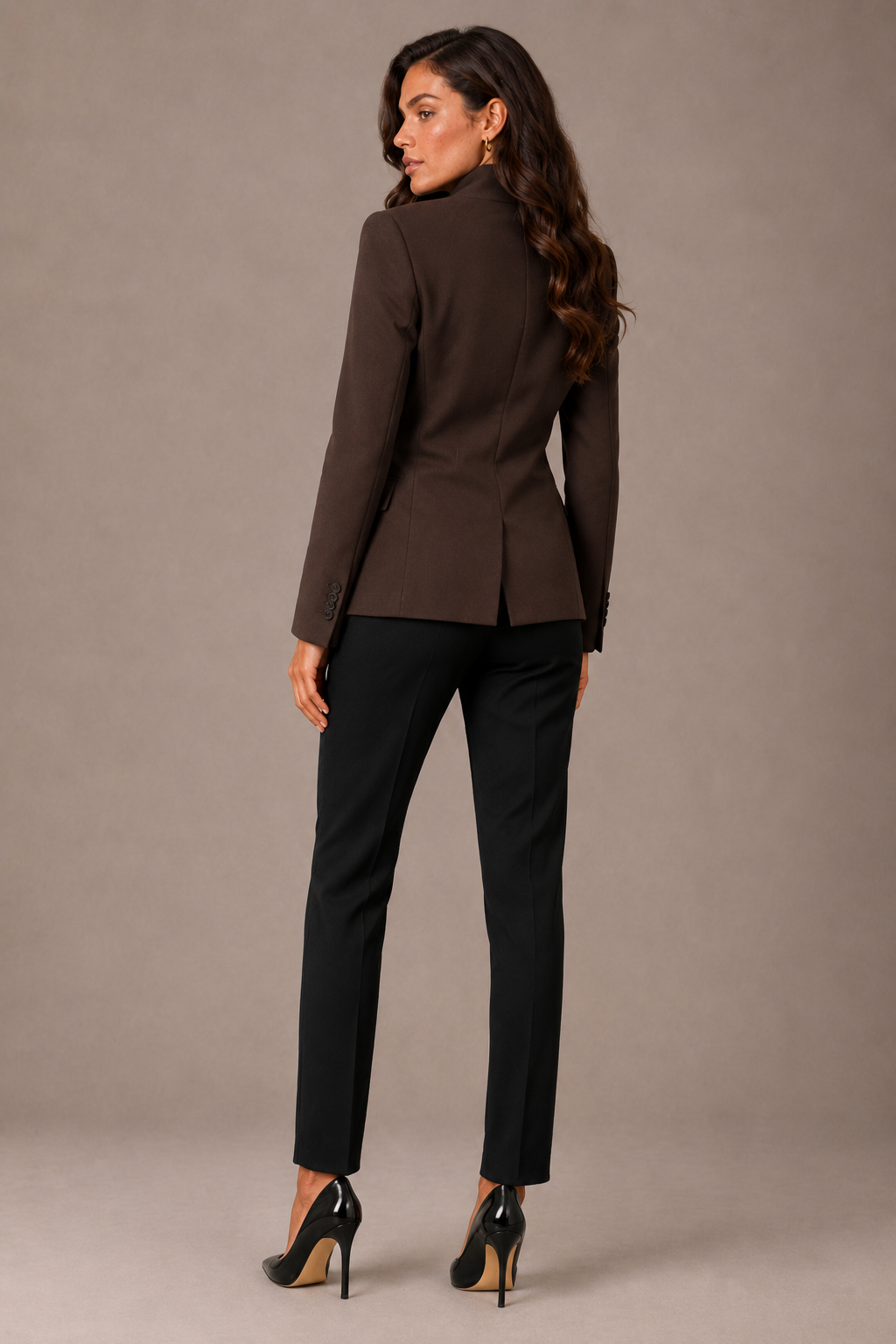 The Kensington High-Neck Blazer