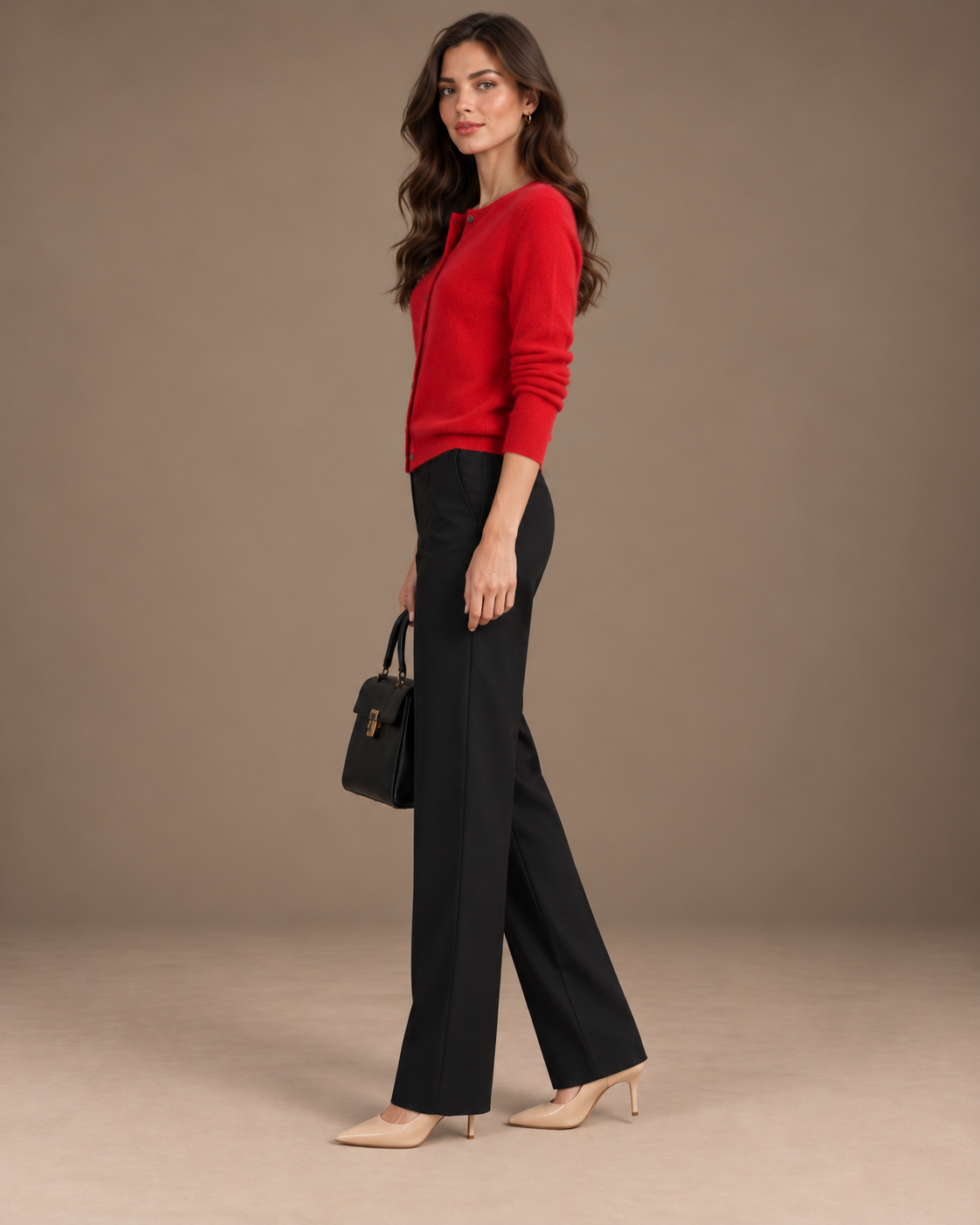 The Marlowe Cashmere-Feel Cardigan