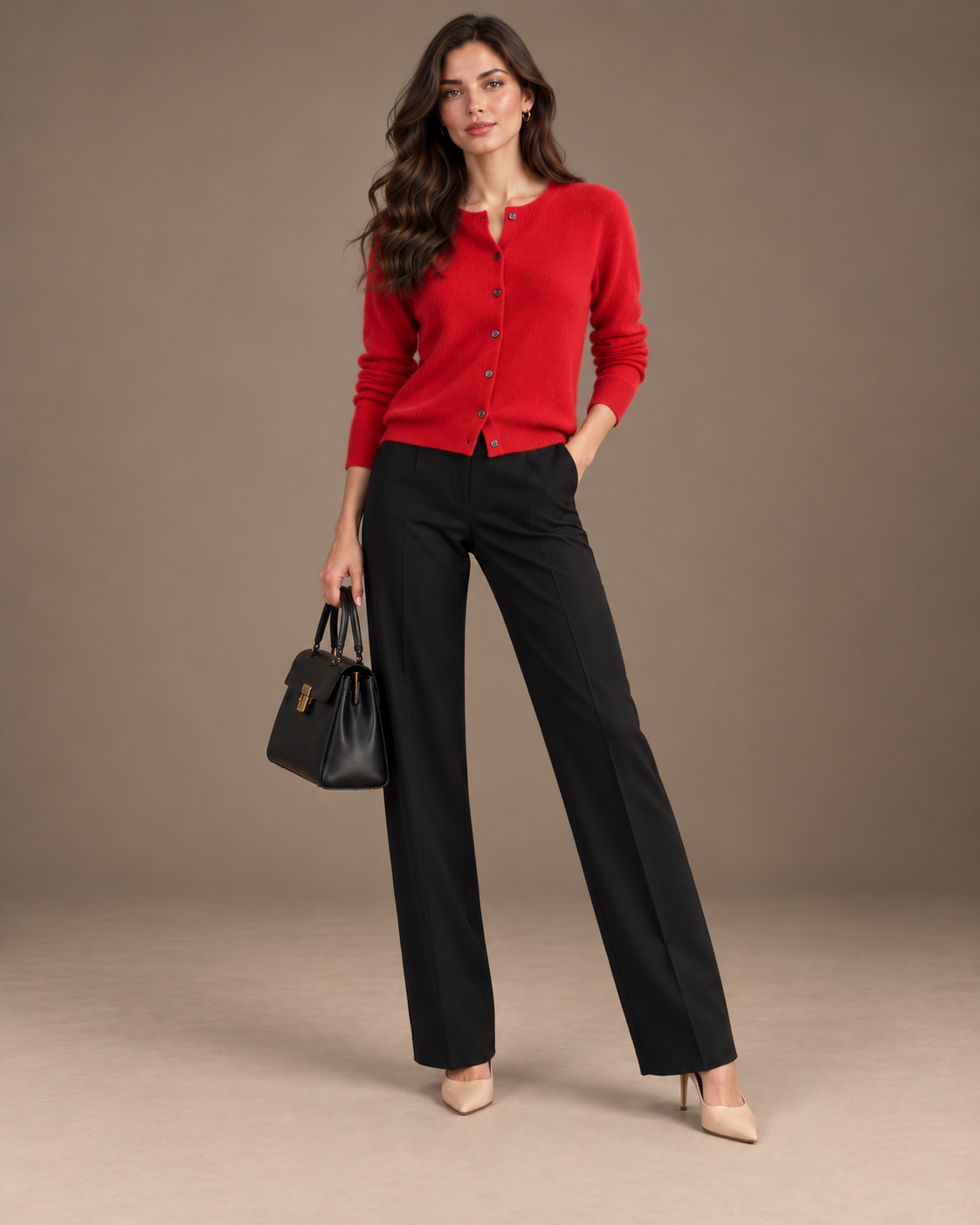 The Marlowe Cashmere-Feel Cardigan
