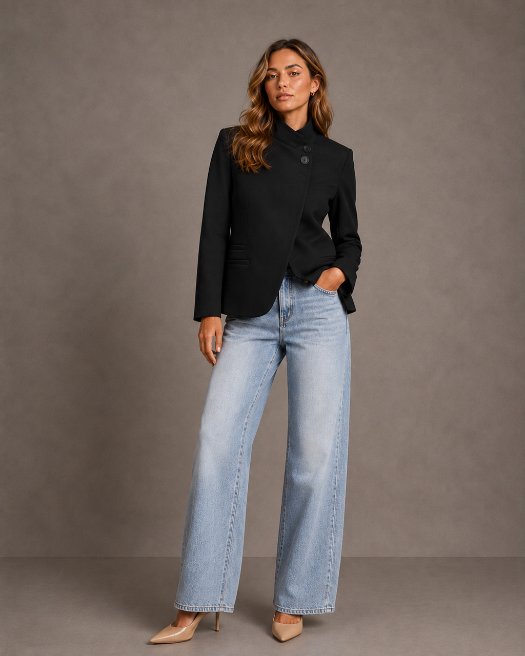 The Knightsbridge High-Neck Blazer