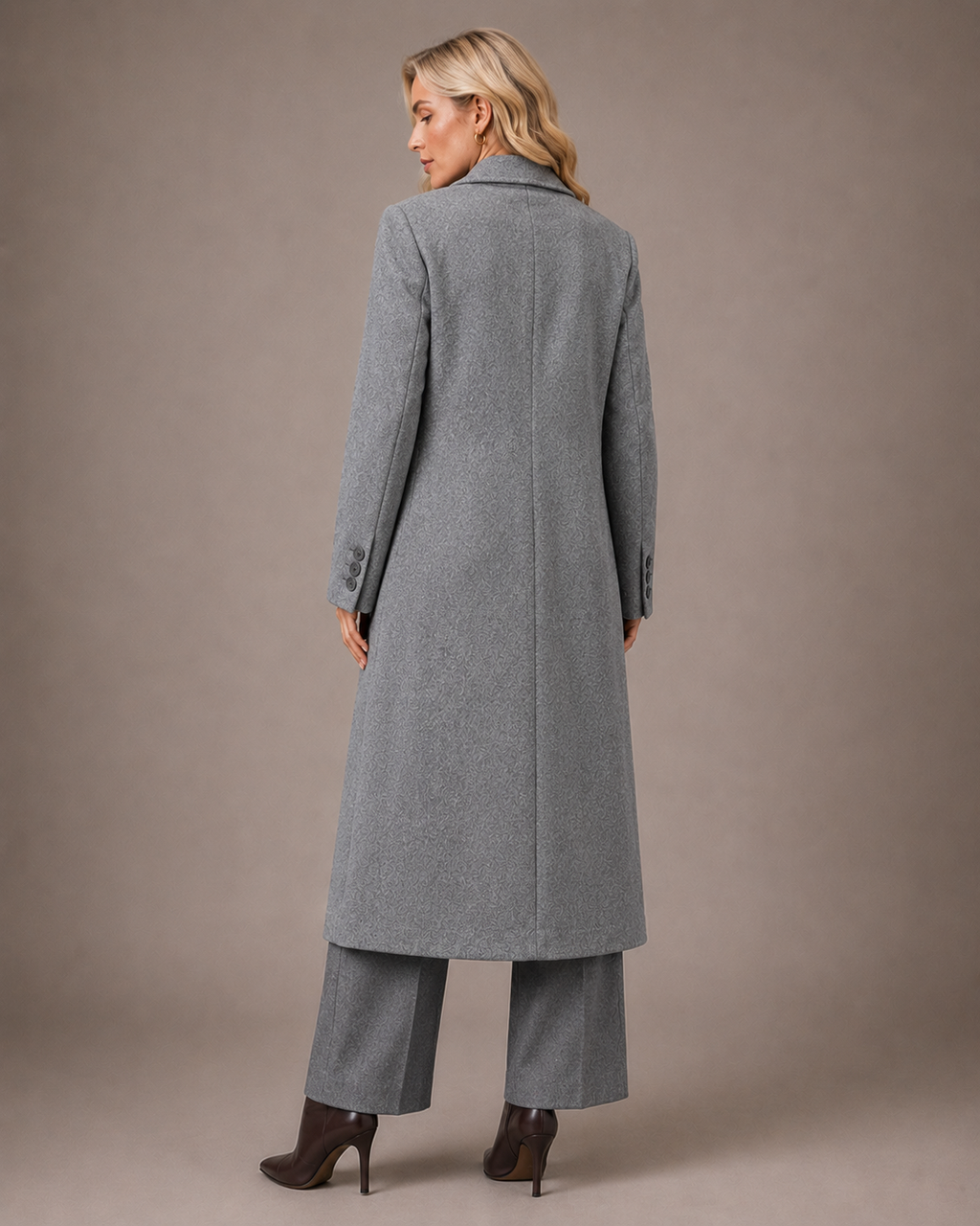 The Belgravia Burgundy Coat