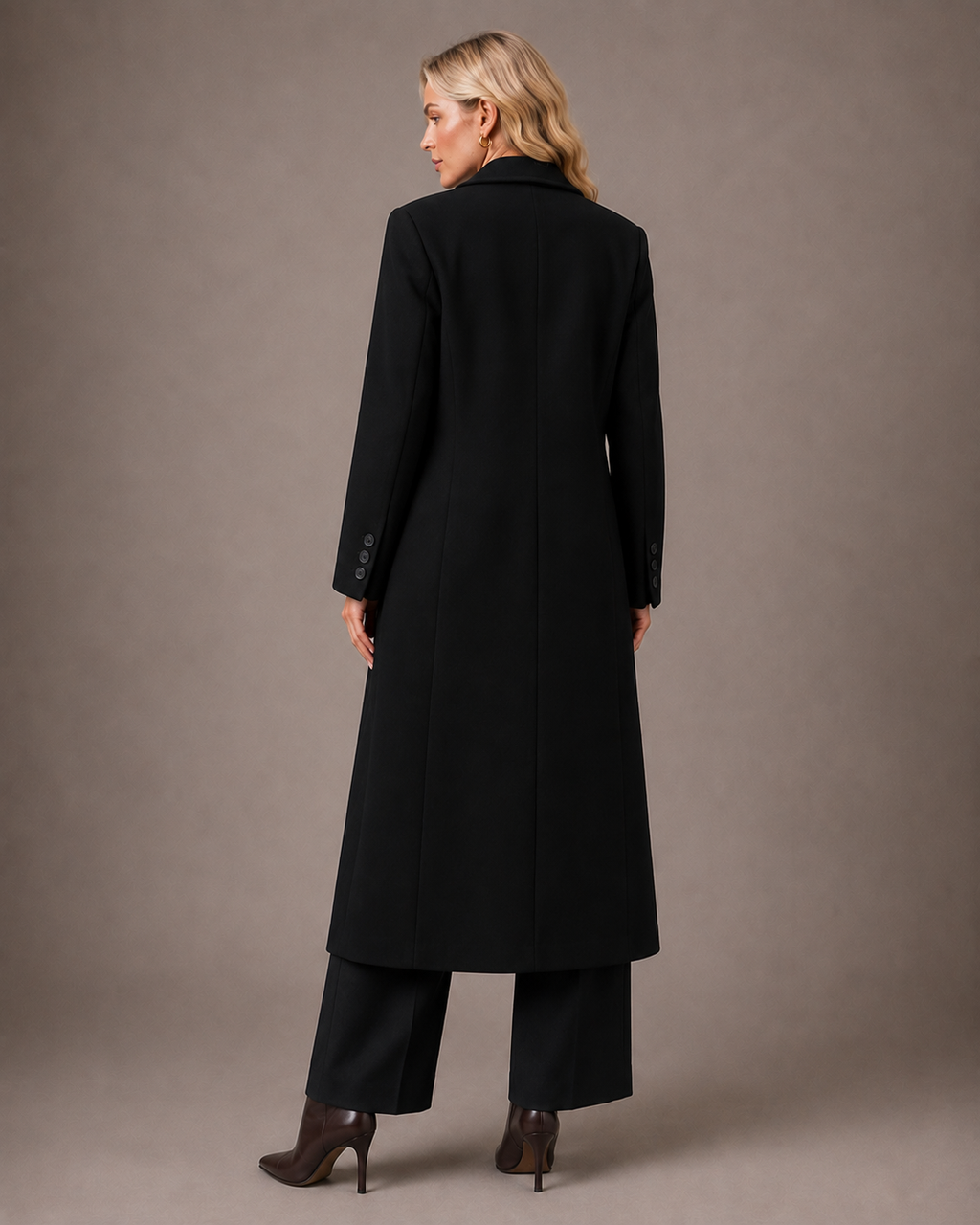 The Belgravia Burgundy Coat