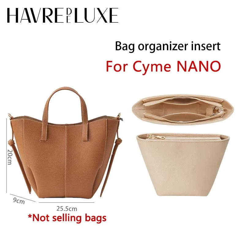 Bag Lining Storage Purse Fit For Cyme Mini Tote Insert Organizer For Cyme Tote Bag Keep Shaper,Bag Accessories