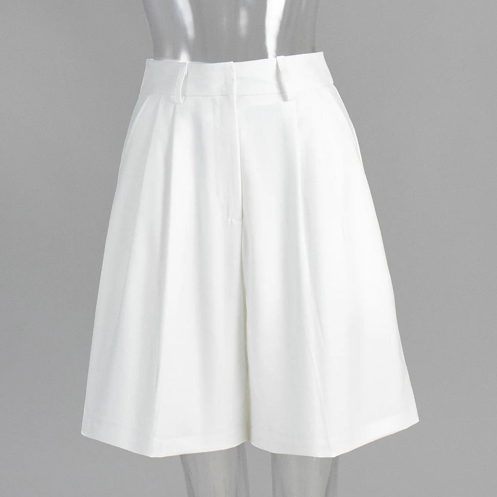 Summer New High Waist Shorts for Women Casual Loose Wide Leg Solid Shorts Female Short Pants Y2k Booty Shorts