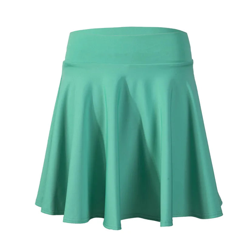 2025 Flared Skirts Women's Basic Shorts Skirt Fashion Versatile Black Casual Mini Skater Medium Pleated Fluffy Skirt Plus Size