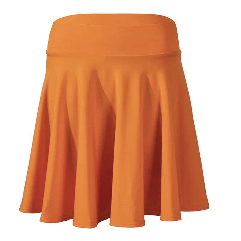 2025 Flared Skirts Women's Basic Shorts Skirt Fashion Versatile Black Casual Mini Skater Medium Pleated Fluffy Skirt Plus Size
